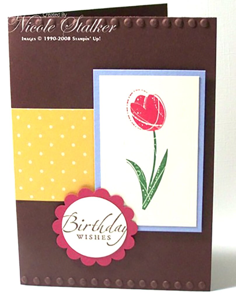 Garden Whimsy Birthday card
