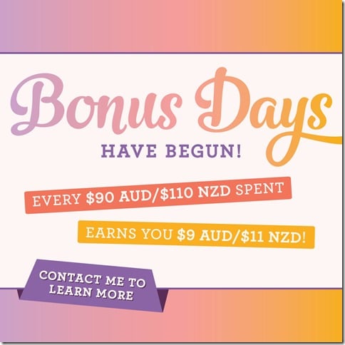 August Promotion – Bonus Days