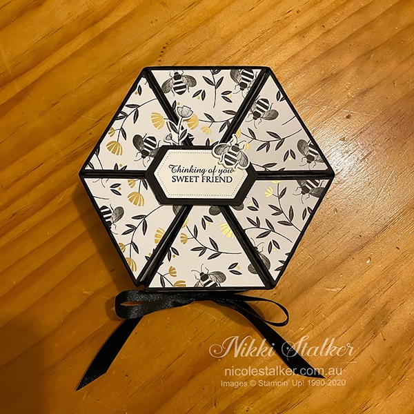 Honey Bee Hexagonal Box