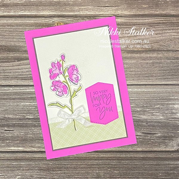 Color & Contour 1 Color & Contours card in Magenta Madness, Pear Pizzazz & Soft Sea Foam