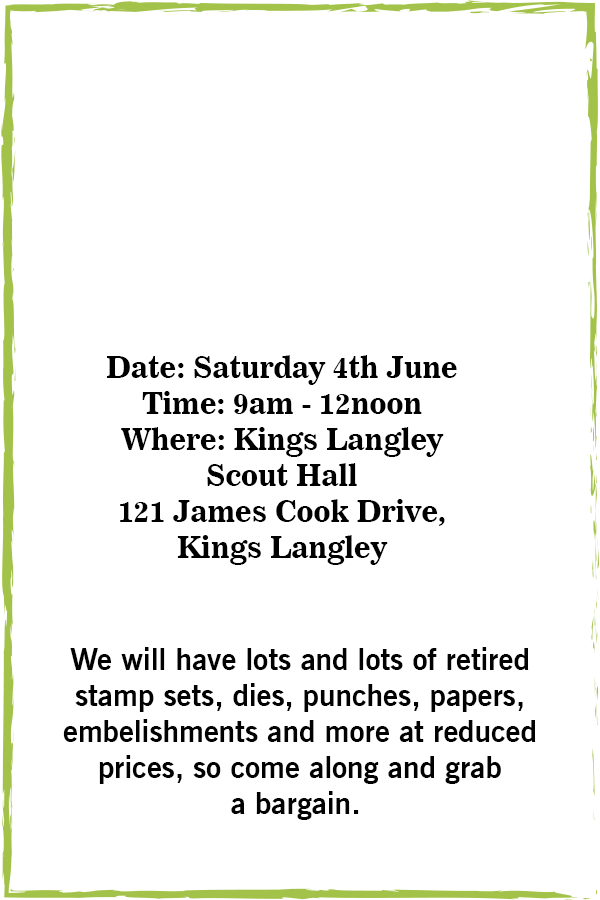 Craft sale advertisement