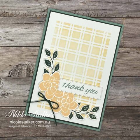 Boughs & Blossoms Thank You card