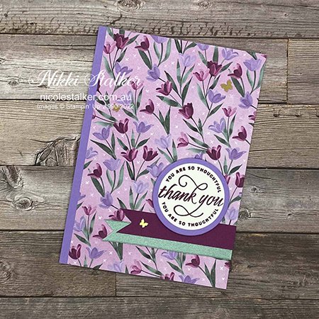 Flowering Tulips blog Flowering Tulips Thanks card