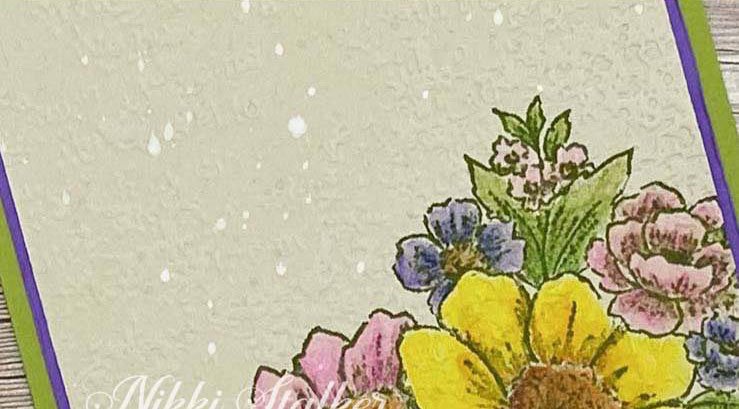 8752B102-2E1B-4F1B-996B-F853D37E00CA Watercoloured Thinking of You Floral card snippet