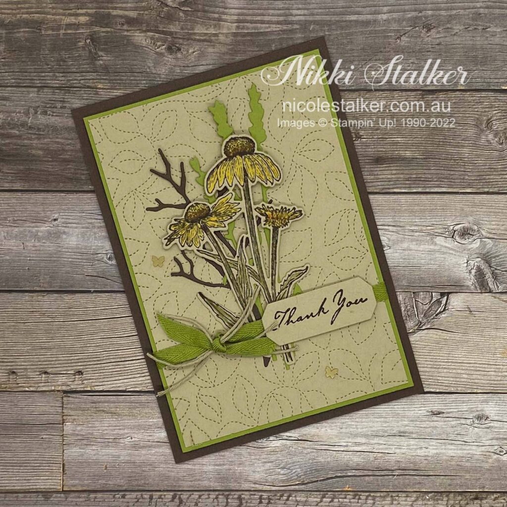 Nature's Harvest Thank You Card