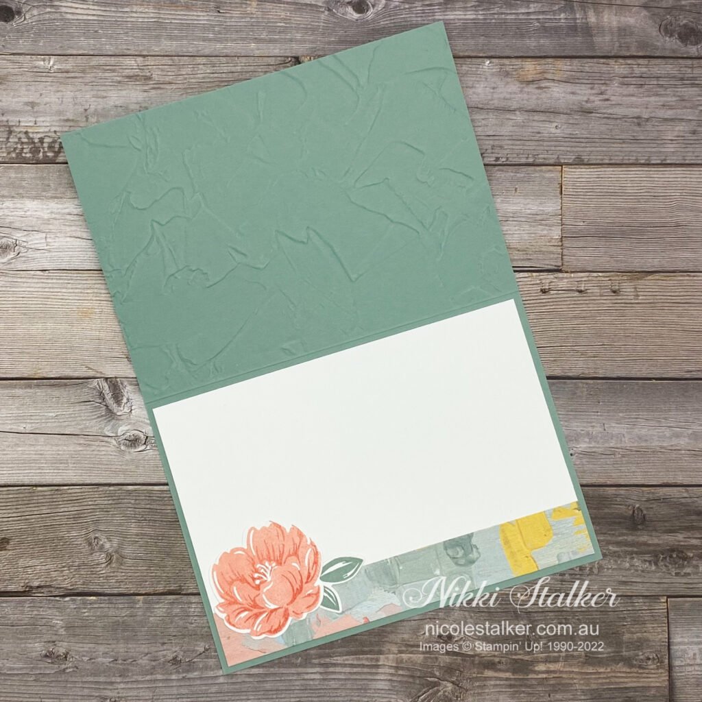 Blog Hop card - Fancy Flora Birthday inside
