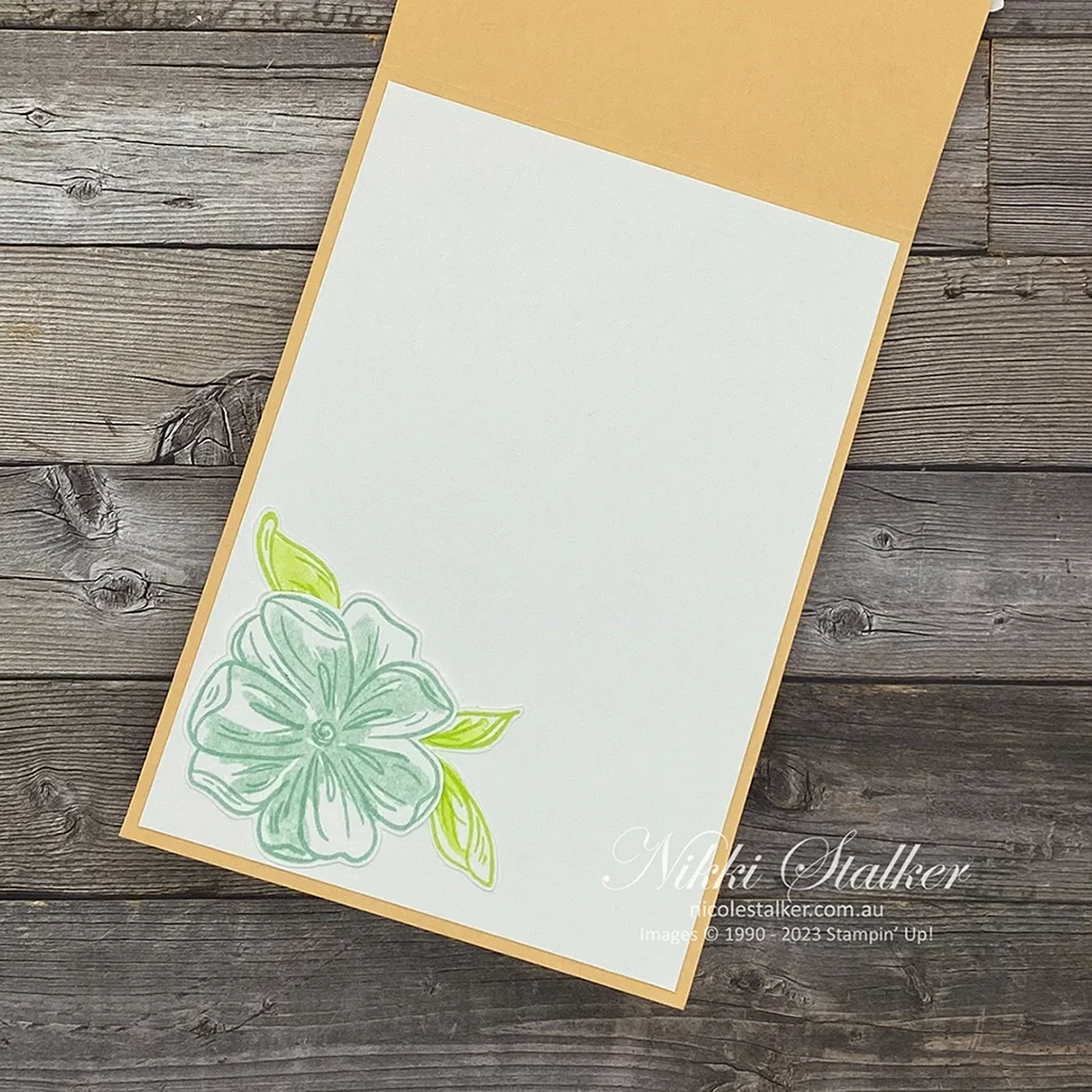 Garden Grandeur Blog Hop card inside.