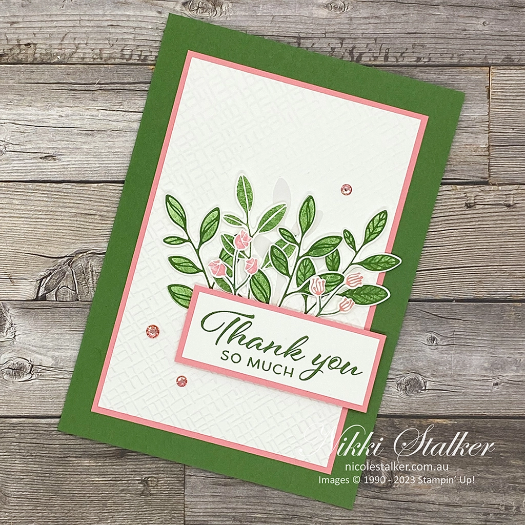 Blog Hop 54 - Layering Leaves Thank You