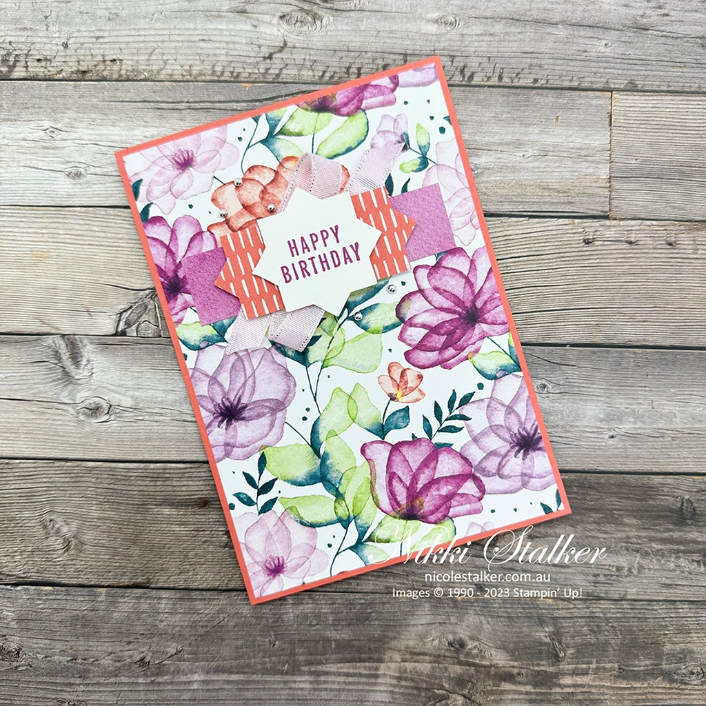 Tic Tac Toe Blog Hop Birthday Card