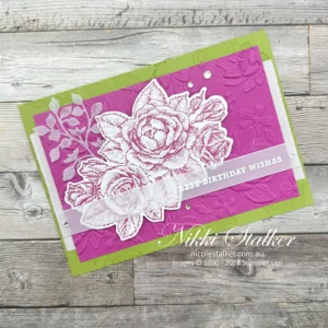 Blog Hop #64 Stippled Roses