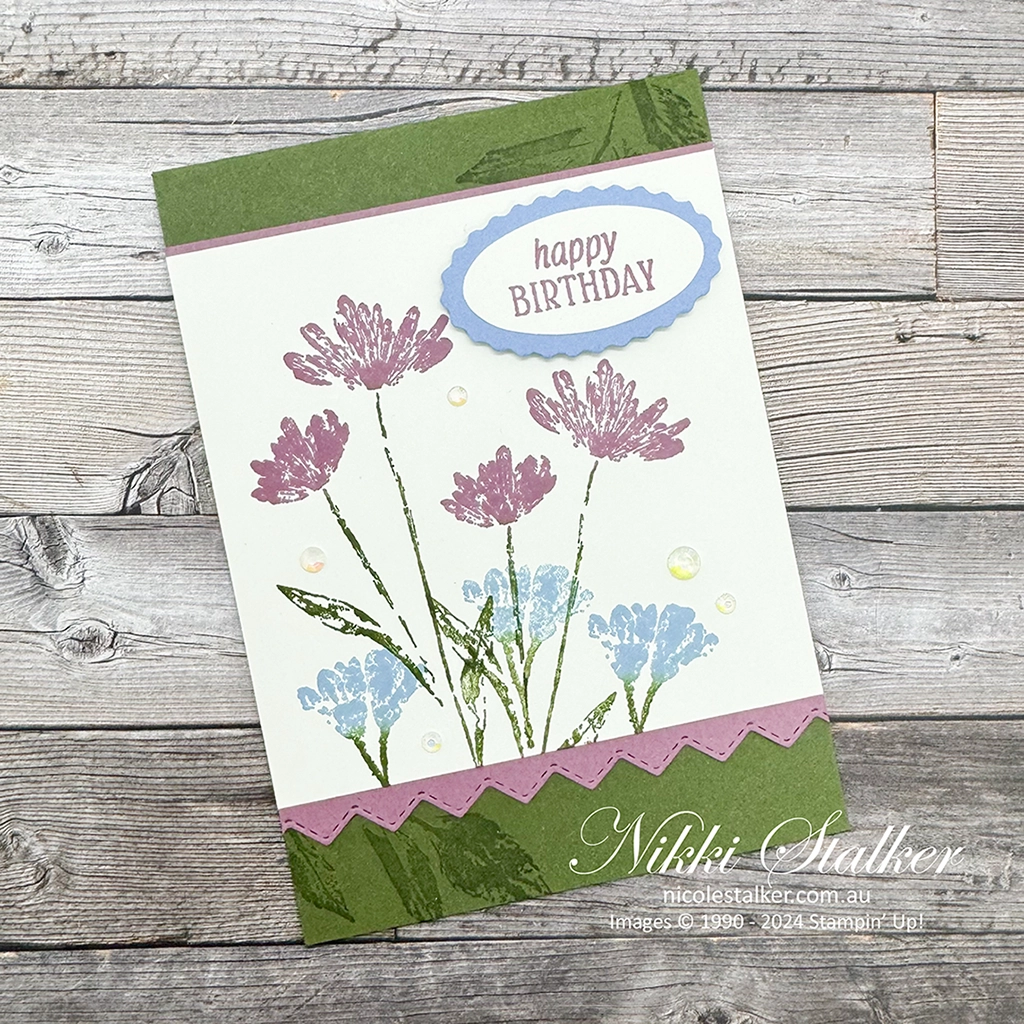 Inked & Tiled Birthday Card - Blog Hop #65